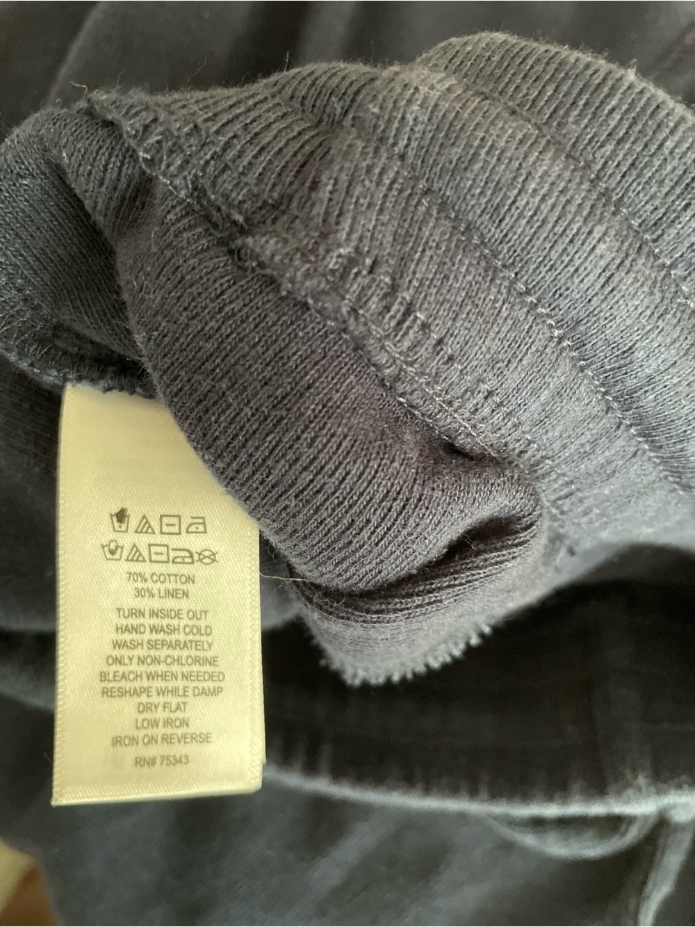 Calypso St. Barth Navy Crop Button Vest & Wide-Leg Pants Cotton Linen Lounge Set - Picture 8 of 10